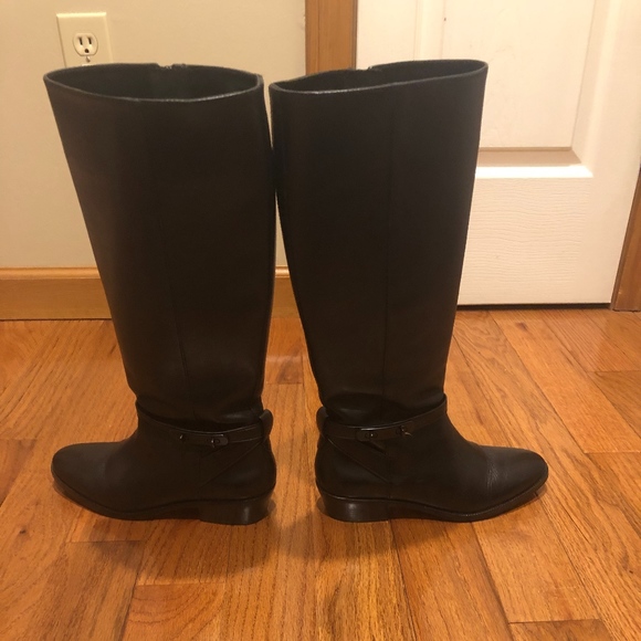 Black Coach riding style boots - Picture 3 of 4